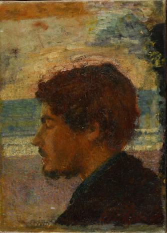 Adya van Rees-Dutilh, Otto de profil, 1905-1906, huile sur toile. Coll. part. © Adagp, Paris 2026.