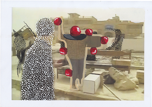 Ramin Haerizadeh, Rokni Haerizadeh, Hesam Rahmanian, If I Had Two Paths, I Would Choose the Third, 2020. Vidéo couleur à canal unique (rotoscopie), sans son, 7 min. 2 sec. Collection Frac Île-de-France. © Droits réservés.