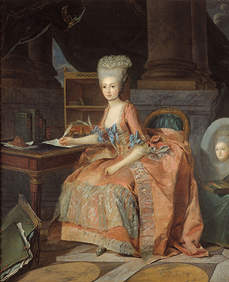 Attribué à Louis-Lié Périn-Salbreux (1753 - 1817) Portrait présumé de Marie-Thérèse de Savoie, vers 1776, Paris, musée Cognacq-Jay CCØ Paris Musées.