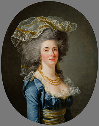 Adélaïde Labille-Guiard, Portrait présumé de Philiberte-Orléans Perrin de Cypierre, comtesse de Maussion, 1787, Paris, musée Cognacq-Jay. CCØ Paris Musées
