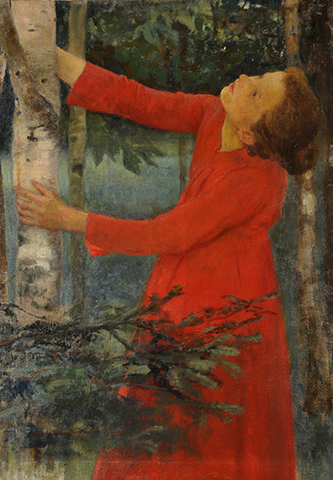 KĂĄroly Ferenczy, Chant dâoiseau, 1893. Huile sur toile, 106 x 78 cm. MusĂ©e des Beaux-Arts de Budapest â Galerie nationale hongroise. © Galerie nationale hongroise - MusĂ©e des Beaux-Arts, Budapest, 2026.
