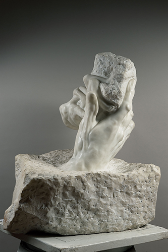 Auguste Rodin. La main de Dieu, Vers 1896-1898. Marbre. Pratique par Séraphin Soudbinine, après 1916. Paris, musée Rodin. © musée Rodin - photo Christian Baraja. 
