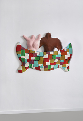 Niki de Saint-Phalle, Bain, Last Night I Had a Dream, 1968. Polyester peint, 100 x 140 x 12 cm. Collection Danièle Marcovici. © 2025 Niki Charitable Art Foundation / Adagp, Paris. Photo © Bertrand Michau.