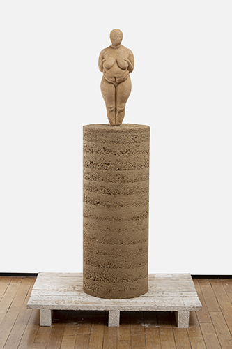 Prune Nourry, Venus (Gloria), 2024. Bronze, patine effet peau de terre, 60 x 24 x 20 cm. Edition 1/5 + 2 AP. Collection Fondation Villa Datris. © Prune Nourry, Adagp, Paris, 2026. Photo © Laurent Edeline.
