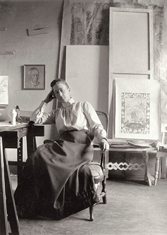 Hilma af Klint, vers 1895, photographie By courtesy of the Hilma af Klint Foundation /photo Moderna Museet, Stockholm, Suède.