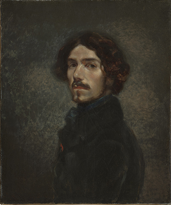 https://francefineart.com/  Hippolyte Gaultron, Copie d’après l’Autoportrait d’Eugène Delacroix. © musée du Louvre, dist. GrandPalaisRmn / Hervé Lewandowski.