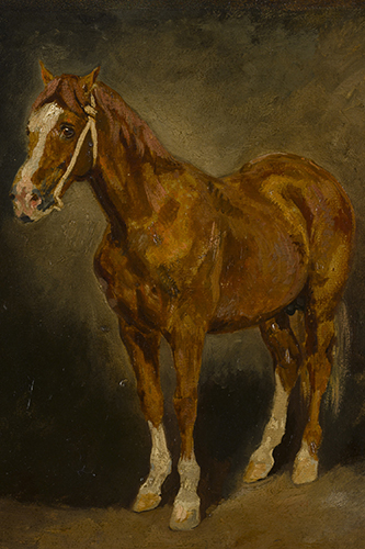 https://francefineart.com/  Eugène Delacroix, Étude d’un étalon alezan. © musée du Louvre, dist. GrandPalaisRmn / Tony Querrec.