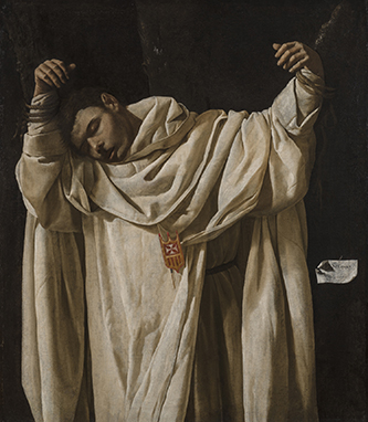 https://francefineart.com/   Francisco de Zurbarán, Saint Sérapion, 1628. Huile sur toile, H. 120,2 ; L. 104 cm. Hartford, Wadsworth Atheneum Museum of Art, The Ella Gallup Sumner and Mary Catlin Sumner, Collection Fund. © Allen Phillips, Wadsworth Atheneum.