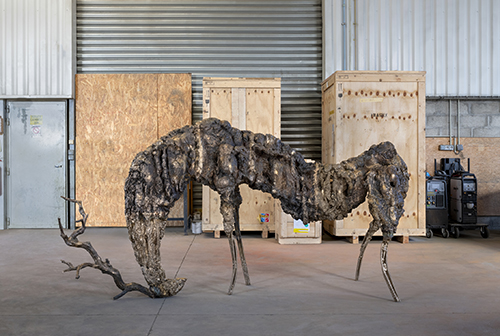 https://francefineart.com/  Lionel Sabatté, Mort fertile, 2026. Bronze (fonderie Chapon) · 170 × 250 × 80 cm. © Lionel Sabatté, ADAGP, Paris, 2026. © Grégory Copitet.