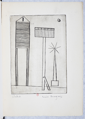 https://francefineart.com/  Louise Bourgeois, He disappeared into Complete Silence, planche 6, 1947. BnF, Estampes et photographie. Crédit : © Louise Bourgeois, ADAGP, Paris, 2026.