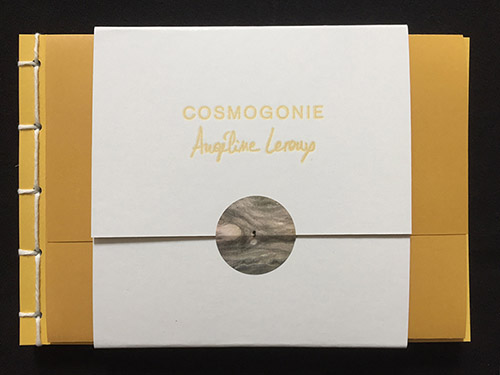 Couverture de Cosmogonie d’Angéline Leroux, livre d'artiste d'artiste en auto-édition. © Angéline Leroux.
