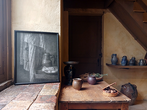 Anne-Frédérique Fer, Vue de l’exposition Je suis dans des mondes étranges de FLORE à la maison de George Sand, Nohant - du 18 avril au 1er novembre 2026. © Anne-Frédérique Fer / FranceFineArt.com